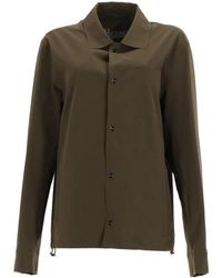 Herno - Overhemden ,Groen ,Essence Shacket - Lyst