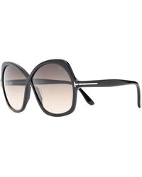 Tom Ford - Schwarze sonnenbrille für den täglichen gebrauch - Lyst