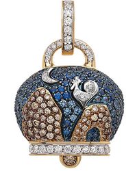 Chantecler - Goldener Glockenanhänger Mit Diamant - Lyst
