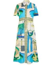 Tory Burch - Seiden-Baumwoll-Voile Hemdbluse - Lyst