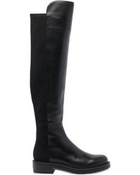 Stuart Weitzman - Zwarte Enkellaarzen Voor Vrouwen - Lyst