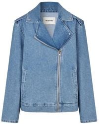 Modström - Jassen ,Blauw ,Denim Iben Md Denim Jas - Lyst