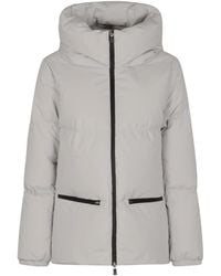 Herno - Short Hooded Down Jacket - Lyst