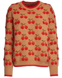 La DoubleJ - Jersey Con Motivo De Cerezas - Lyst