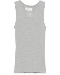 ERL - Geribbelde Logo Tanktop - Lyst