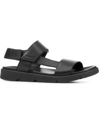 Geox - Schwarze flache sandalen für männer - Lyst