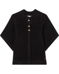 BUSNEL - Truien & Vesten ,Zwart ,Wol Vilanie Cardigan - Lyst
