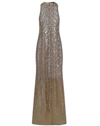 Amen - S pailletten tüllkleid eleganter stil - Lyst