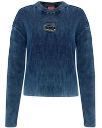 DIESEL - Round-Neck Knitwear - Lyst