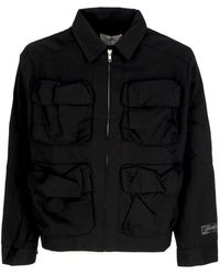 Arte' - Jas 3D Pockets Nylon Jas Zwart - Lyst