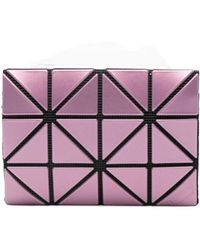 Issey Miyake - Rosé Geometrische Geldbörse Bao Bao - Lyst