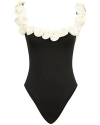 LaRevêche - Badmode ,Zwart ,Zwarte Zee Kleding Badpak - Lyst