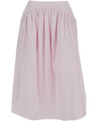 Simone Rocha - Rokken ,Roze ,Katoen Basque Rok - Lyst