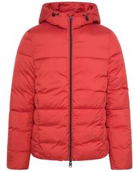 Ecoalf - Jassen ,Rood ,Polyester Hoxa Ultralight Jacket - Lyst
