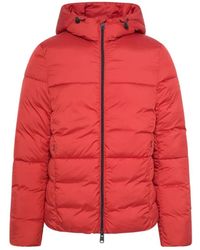 Ecoalf - Jassen ,Rood ,Polyester Hoxa Ultralight Jacket - Lyst