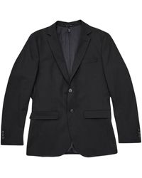 SELECTED - Slim Fit Zwarte Blazer Twee-Knoop - Lyst