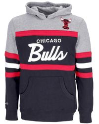 Mitchell & Ness - Hoodies & Sweatvesten ,Veelkleurig ,Katoen Chicago Bulls Hoodie Hardwood Classics Zwart - Lyst