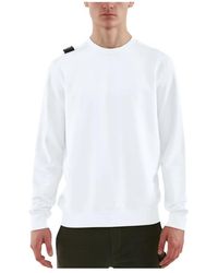 Ma Strum - Hoodies & Sweatvesten ,Wit ,Katoen Core Crew Sweatshirt - Lyst