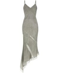 ANDAMANE - Lange Rosetta Jurk - Lyst