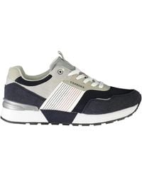 Carrera - Sneakers sportive blu con lacci e dettagli a contrasto - Lyst