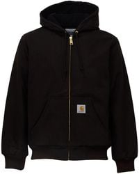 Carhartt - Hoodies & Sweatvesten ,Bruin ,Katoen Active Jacket (Winter) - Lyst