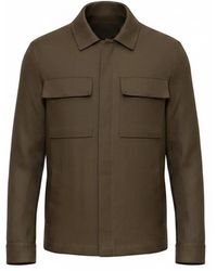 Heskimo - Jassen ,Groen ,Denim Overshirt - Lyst