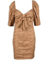 Giulia N Couture - Baumwoll elasthan kleid für frauen - Lyst
