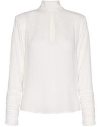 Envelope - Overhemden ,Stijlvolle Blouse Met Gerimpelde Manchetten - Lyst