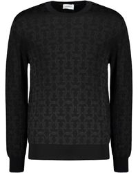 Ferragamo - Round-Neck Knitwear - Lyst
