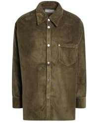 Ami Paris - Bronze Corduroy Shirt - Lyst