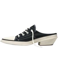 Converse - Schoenen ,Zwart ,Chuck 70 De Luxe Pointed Mule Hak Platform - Lyst