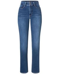 M·a·c - Jeans ,Blauw ,Denim Mid Authentic Wash Denim Jeans - Lyst