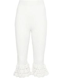 Ganni - Cropped Trousers - Lyst