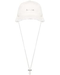 Jacquemus - Accessoires ,Wit ,Katoen Artichaut Cap - Lyst