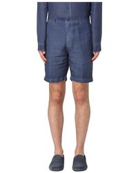 120% Lino - Casual Shorts - Lyst