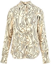 Aspesi - Overhemden ,Katoen Damesblouse Model 5422 - Lyst