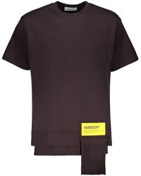 Ambush - Baumwoll-t-shirt mit frontdruck - Lyst