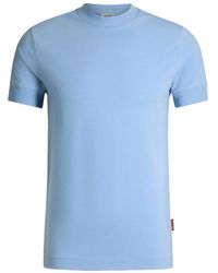 Joop! - Tops ,Blauw ,Katoen Stretch Katoenen T-Shirt - Lyst
