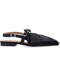 Ganni - Schleifen ballerina kleid - Lyst