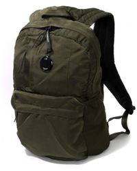 C.P. Company - Tassen ,Groen ,Nylon Groene Lens Detail Nylon Rugzak - Lyst