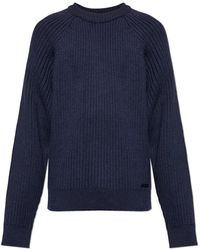 DSquared² - Truien & Vesten ,Blauw ,Wol Wollen Trui - Lyst