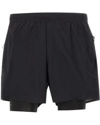 Satisfy - Fitness ,Zwart ,Nylon Rippy Cordura 5" Trail Shorts - Lyst