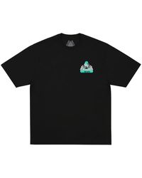 Palace - Tops ,Zwart ,Katoen Tri-Peek T-Shirt - Lyst