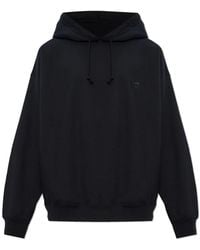 Y-3 - Hoodies & Sweatvesten ,Zwart ,Katoen Logo Sweatshirt - Lyst