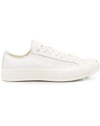 Converse - Schoenen ,Wit ,Katoen Chuck 70 Perforated Leather - Lyst