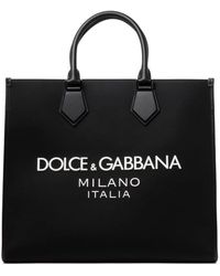 Dolce & Gabbana - Logo Print Tote Bag - Lyst