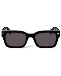 Off-White c/o Virgil Abloh - Quadratische grau getönte sonnenbrille - Lyst