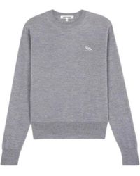 Maison Kitsuné - Round-Neck Knitwear - Lyst