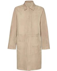 Ferragamo - Single-Breasted Coats - Lyst