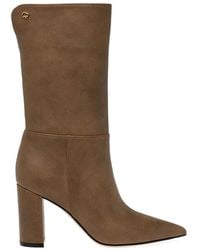 Gianvito Rossi - Schoenen ,Bruin ,Stijlvolle Enkellaarsjes Voor Vrouwen - Lyst